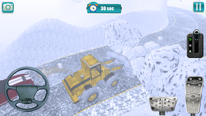现代除雪机3D公路救援拖拉机