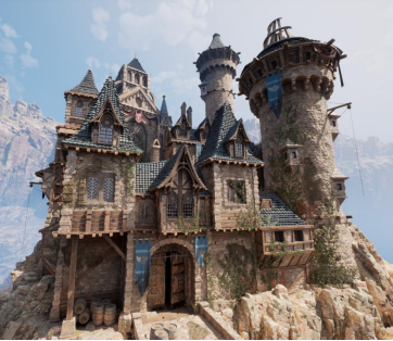 UE5如何制作中世纪城堡场景_UE5渲染制作中世纪城堡场景方法分享