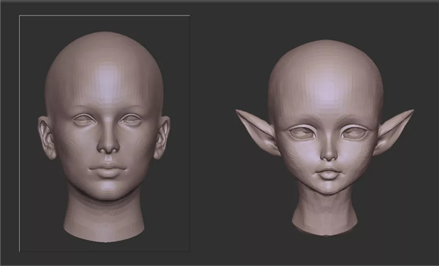 ZBrush如何制作王者荣耀瑶头像