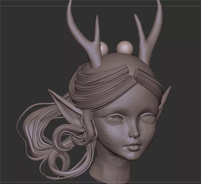 ZBrush如何制作王者荣耀瑶头像